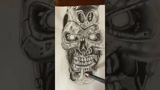Drawing the Terminator 💯🔥🔥❤️🤖