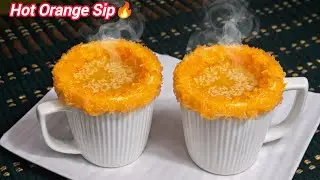 Winter Special Hot Orange Sip🔥l Drinks l Hot Drink l Orange Drink l Winter Drink l Drink