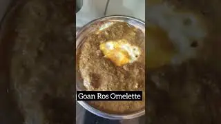 Goan special Ros Omelette😋✌~ egg omelette with chicken curry#shorts#youtubeshorts#food#goa