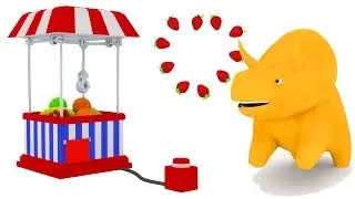The Fruit Claw Machine: learn fruits with Dino the Dinosaur