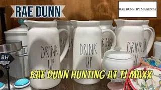 TJMAXX  || Shop with me || Rae Dunn Hunting || 😍