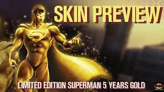 HAPPY 5TH ANNIVERSARY, LEGENDS!, SUPERMAN 5 YEARS GOLD Skin Preview! - DC Legends
