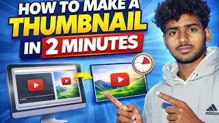 How to Make Attractive Thumbnail in just 2 minutes [Amit Parmar Vlogs] #vlog  #trending 