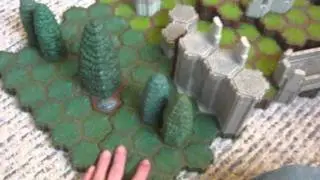 Heroscape Map - Capture The Flag (Attackers And Defenders)