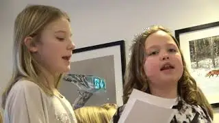 Bure&aring; barnk&ouml;r sprider gl&auml;dje och julst&auml;mning