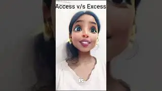 Access vs Excess ~English Twinsies #english #ytshorts #shorts#youtube