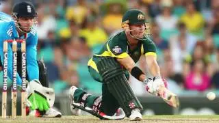 Warner on batting right-handed at training
