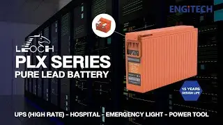 LEOCH PLX SERIES Pure Lead Battery - Engitech Power Protection