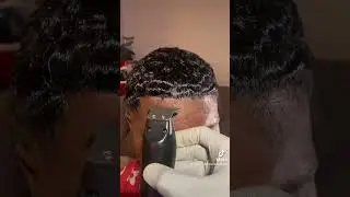 Man weave from start to finish in 25 seconds 😱🏡 #shorts #carringtonthecelebritybarber #manweave