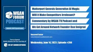 204. Matterport Genesis Generative AI Magic - Will it Make Competitors Irrelevant? #mttr