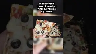 Ramzan Special bread pizza recipe #BreadPizza #PizzaRecipe #EasyRecipe #QuickRecipe #SnackRecipe