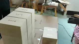 Gold blocking on paulownia wood box-Shandong Cao County Linhao woods Co.,LTD