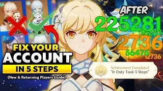 Fix Your Genshin Account in 5 Steps (New & Returning Players Guide)