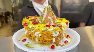Chaat King of Mumbai makes Basket Chaat | Indian Street Food