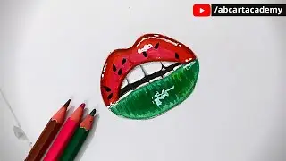 Iconic Lips Drawing: How to Draw Iconic Lips Step By Step For Beginners?