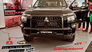 2024 Mitsubishi Triton GLX 2.4D 4x2 6-Spd M/T  (First Look! / Review Tour / Walkaround) ⚫️
