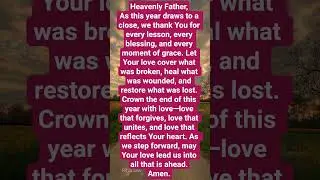 Prayer for Love to Crown the End of the Year #prayer #shortvideo #trendingshorts #viralvideo #love
