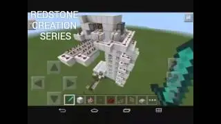 Redstone Creation Series Ep.1- Elevator (MCPE)
