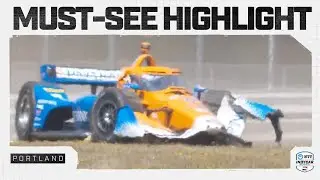 Scott Dixon crashes out on opening lap at Portland | INDYCAR