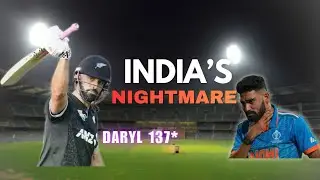 Daryl Mitchell vs India 🔥 3 मैच में 334 रन! क्यों इंडिया में बन जाता है MONSTER?