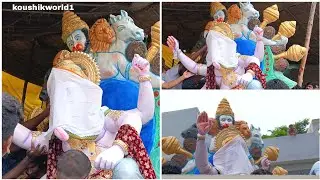 Mahadev kala Art's Ganesh Transportation 2025 | koushikworld1 #jagitial #viralvideo #trending 