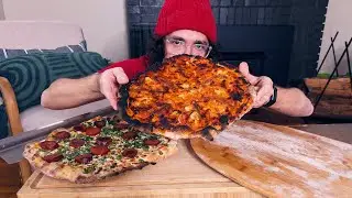 Pizza Party Mukbang! * Crispy thin crust italian and latin pizzas *