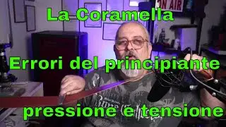 affilatura del rasoio a mano libera. Errori del principiante. La coramella, tensione e pressioni.