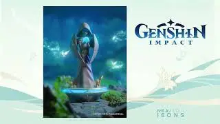 Genshin Impact : Mondstadt Statue of The Seven - Neamedia Icons