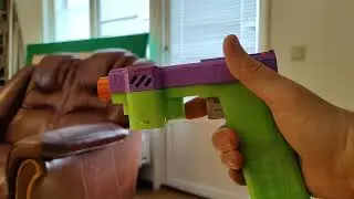 El Sniglo - one dart, flywheel nerf blaster, preview