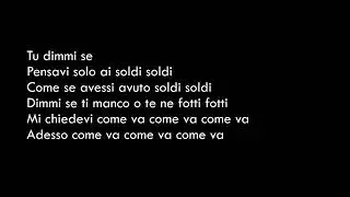 Soldi - Mahmood Lyrics (Testo)