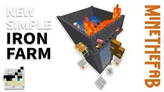 New compact quadruple iron farm - The Iron Beast for 1.18 +1.19