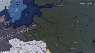 The Great War Redux - Eastern Front [HOI4 Mod Timelapse]