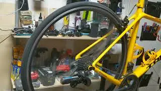 Custom Onyx Vesper Road Bike Wheel Spin Test