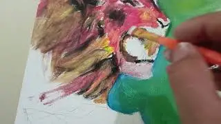 Israel and Palestinian War Painting