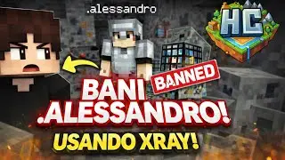 Minecraft: Banindo hack - Usou xray e o ADM fez isso kkkkkkk veja o video