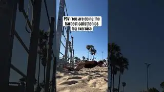 The hardest #calisthenics leg exercise #legworkout #legsworkout #legday #legtraining #legexercise