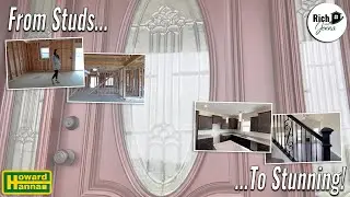 From Studs to Stunning!  A New Construction Before & After with Rich and Jenna