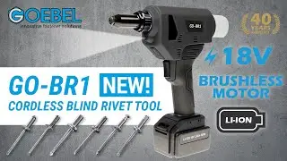 GO-BR1 &ndash; Cordless Blind Rivet Battery Tool With Brushless Motor 18V  [English] | GOEBEL