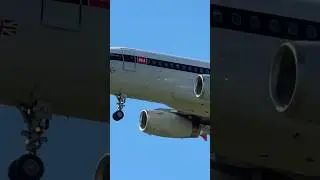 AIRBUS A319 BEA RETRO LIVERY BRITISH AIRWAYS (AMSTERDAM TO LONDON) TAKE-OFF SCHIPHOL AIRPORT GEUPJ