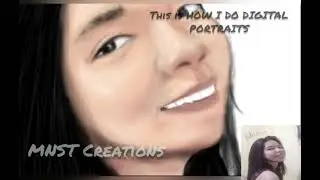 Digital Portrait Painting #3| MNST Creations 2021