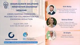 Ocean-Climate Solutions Innovation Exchange: Green Shipping Corridors