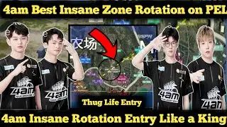 4am Best Insane Zone Rotations in PEL | 4am Zone Rotation Like A King | 4am Thug Life Entry in PEL |