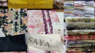 Saya flat 40% Biggest Sale 2023 || Saya Summer Sale 2023 #embroideddress #Saffron #Binsaeed #Khaadi
