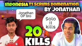 Jonathan Playing Indo Scrmis Under BTR ZUXXY IGL | 11 Solo KIlls | Jonathan Domination😲