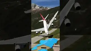 😲Oh A380 Landing At Phaplu Airport #shorts #aviation #aeroflyfsglobal #phaplu