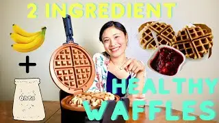 2 INGREDIENT FAST, EASY HEALTHY WAFFLES! LOW FAT PLANT BASED- REVERSING T2 DIABETES