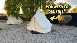 Glamping Just Leveled Up&hellip; Wait Until You See This Yurt! #yurt #tent #camping #commissionsearned 