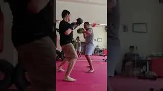New Basic Boxing Weaving Combo With Another New Trainer (3rd Boxing Training)