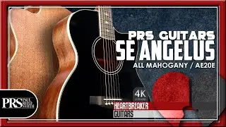 The SE Angelus - Black Gloss, All Mahogany AE20E from PRS Guitars!