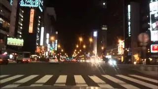 札幌市 すすきの～豊平橋　国道36号線　月寒通 Sapporo Susukino-Toyohira Bridge national highway Route 36 through Tsukisamu